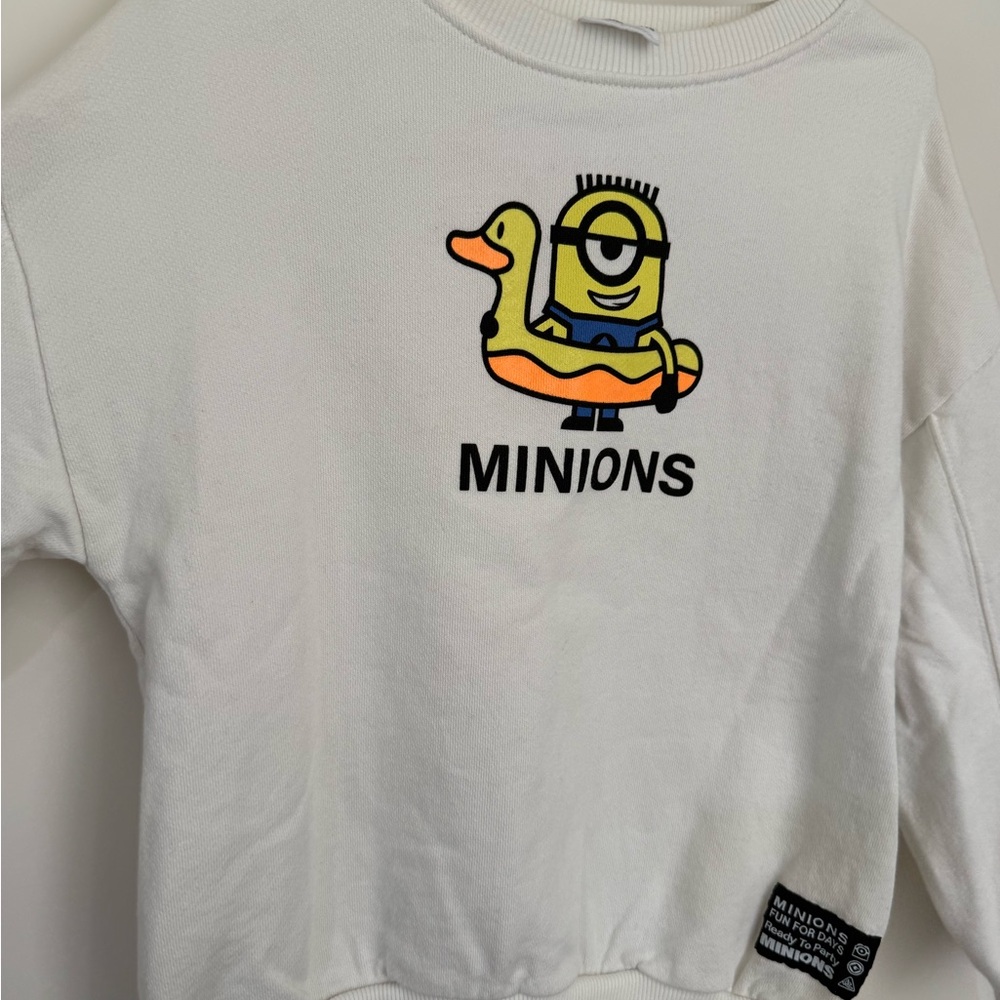 Zara Minions Sweatshirt Size 6 Years - Picture 4 of 5